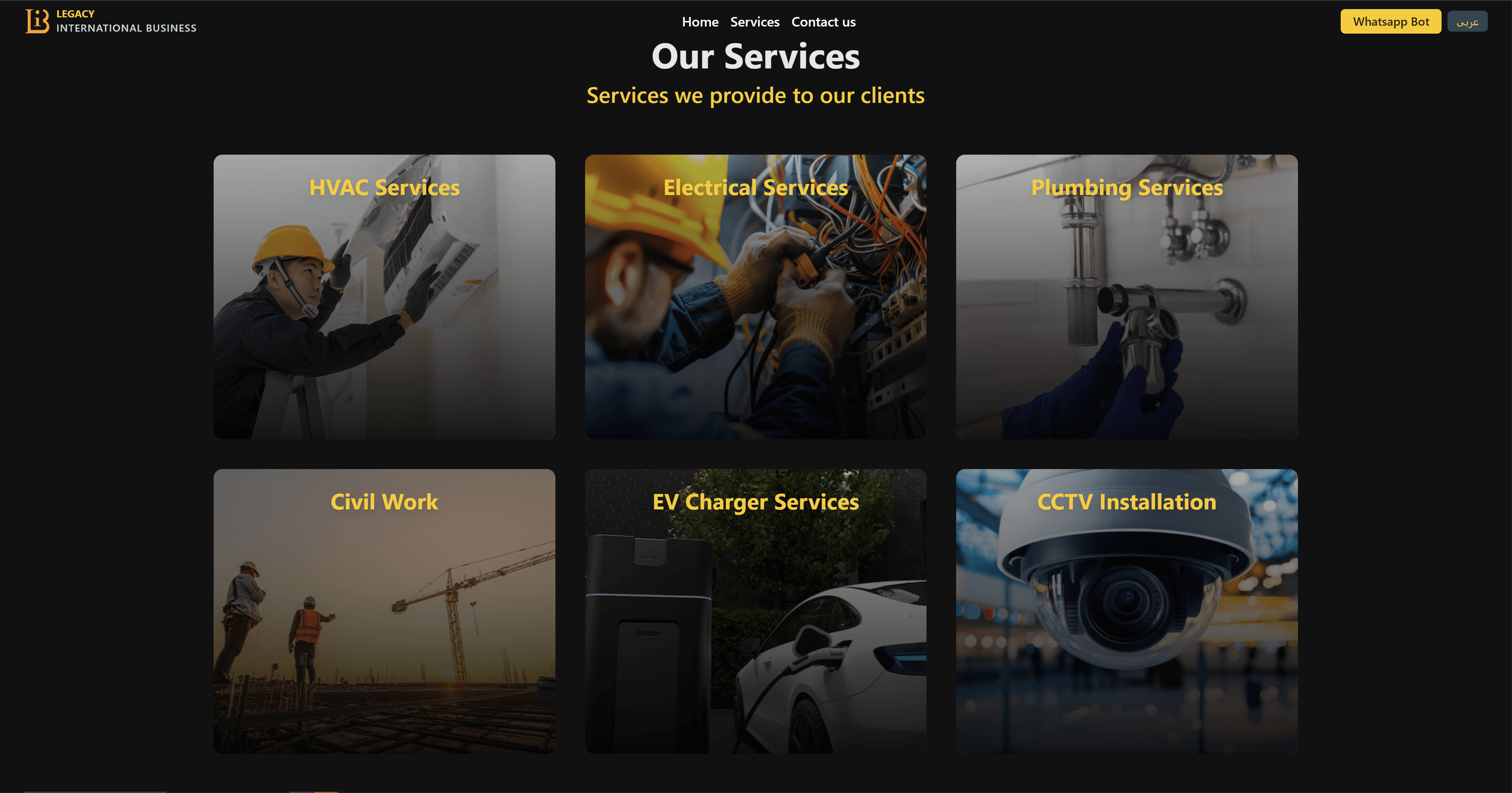 Services Overview - Company service offerings