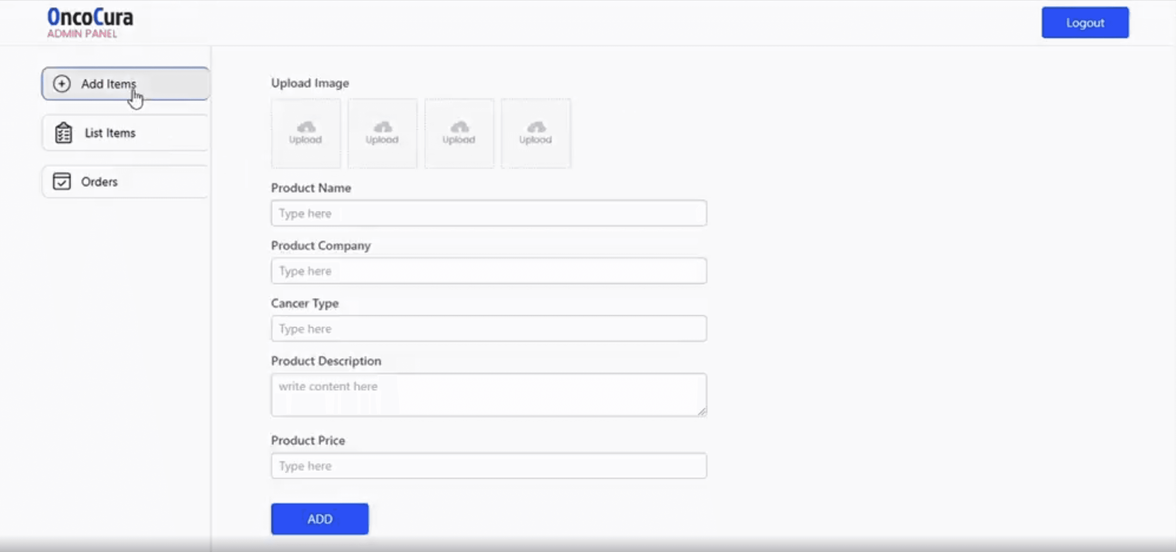 Admin Panel - Platform administration and management