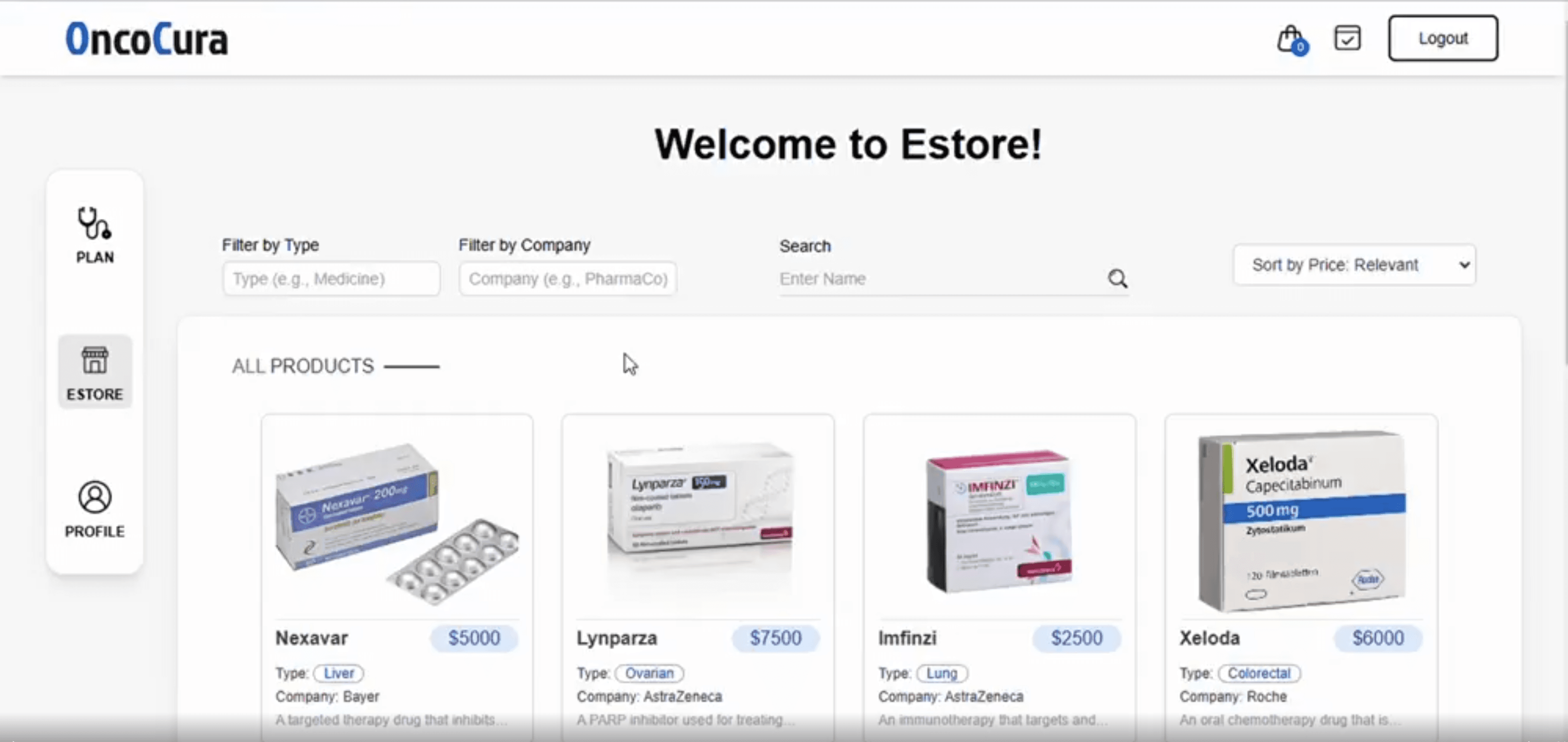 E-commerce Store - Cancer care essentials marketplace