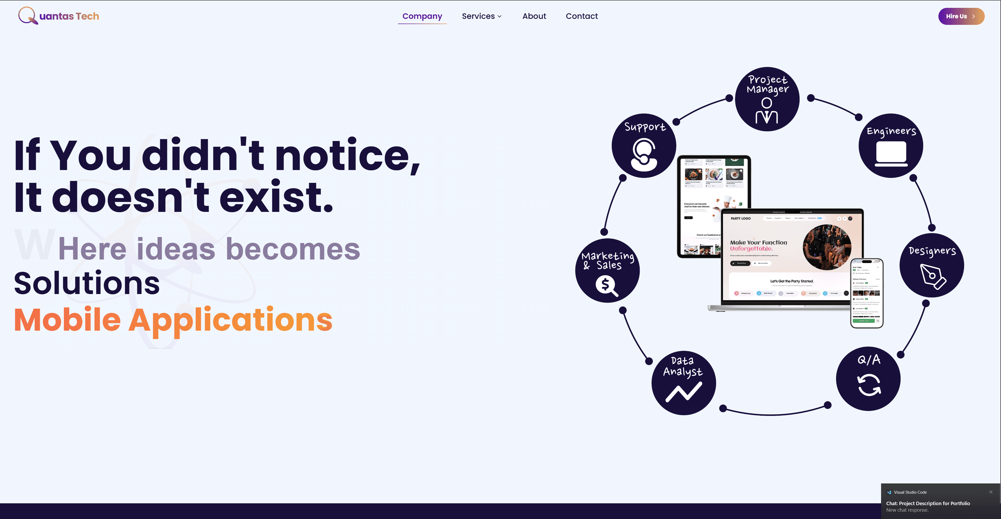 Quantas Tech Portfolio